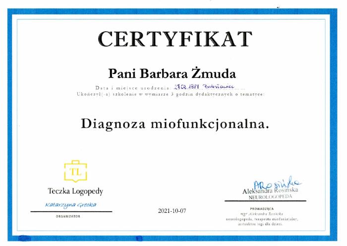Diagnoza miofunkcjonalna