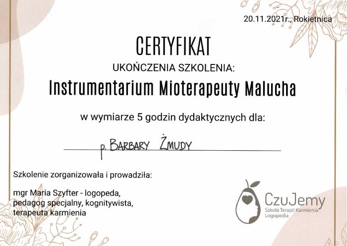 Instrumentarium mioterapeuty