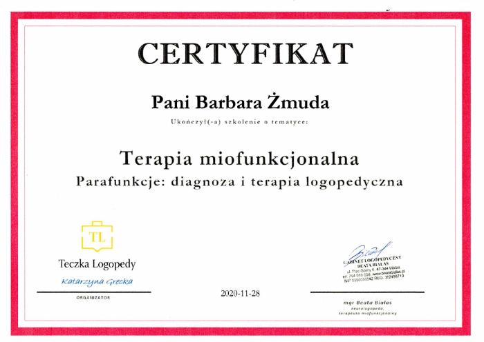 Terapia miofunkcjonalna