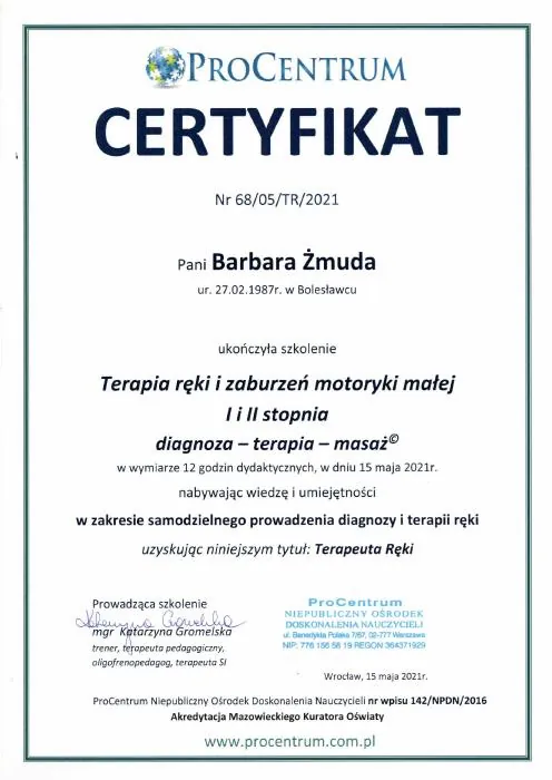 Terapia ręki